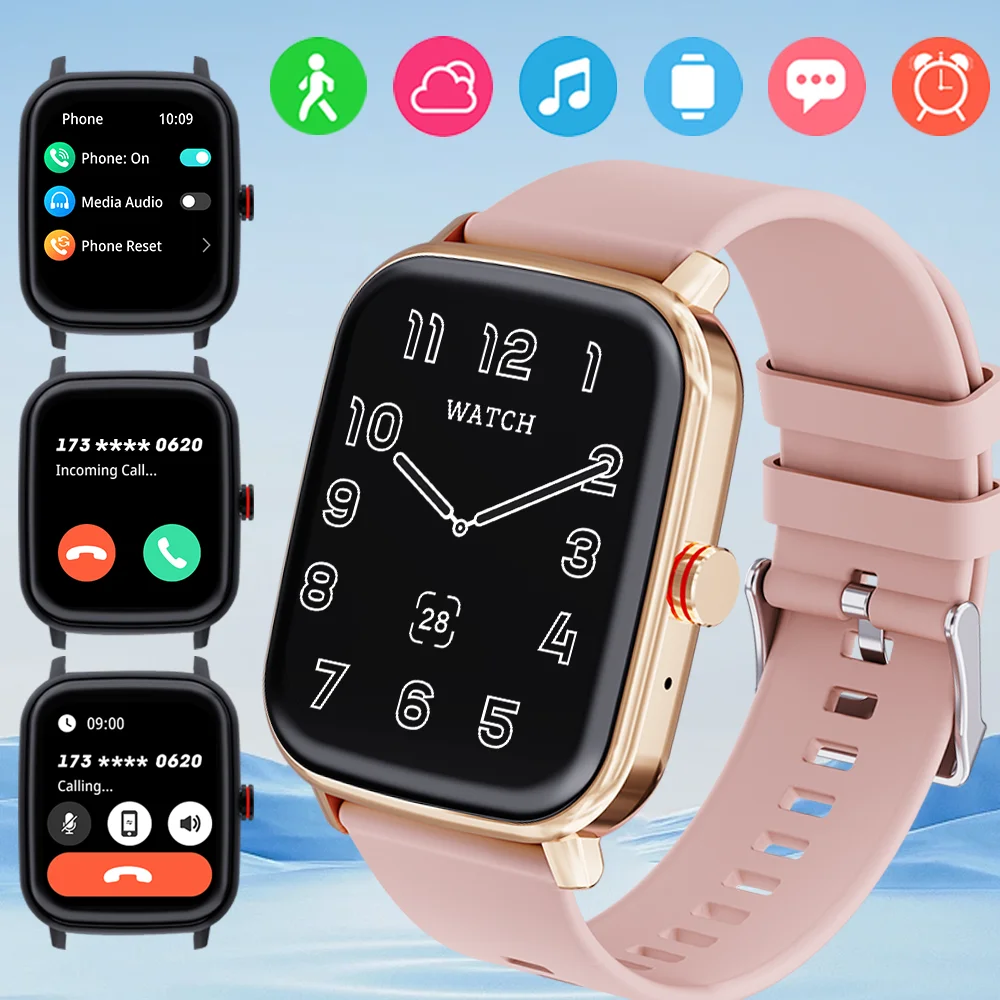

Smart Watch 2024 Bluetooth Smart Watch 1.85 inch HD Display Dialing Calling Voice Calling Sports Fitness Tracker Smart Watch