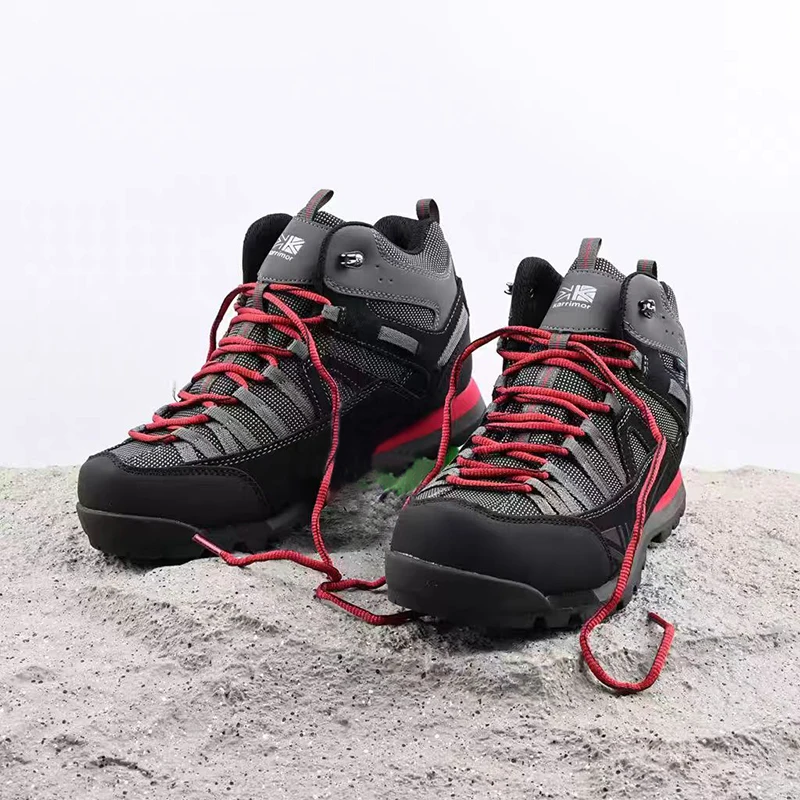 

Мужские водонепроницаемые и дышащие походные туфли среднего кроя из натуральной кожи, противоскользящие, для активного отдыха по бездорожью, износостойкие.