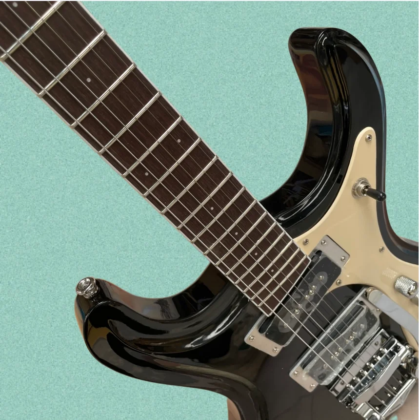Black 6-string electric guitar - Electric Guitar Beginner 评论和价格