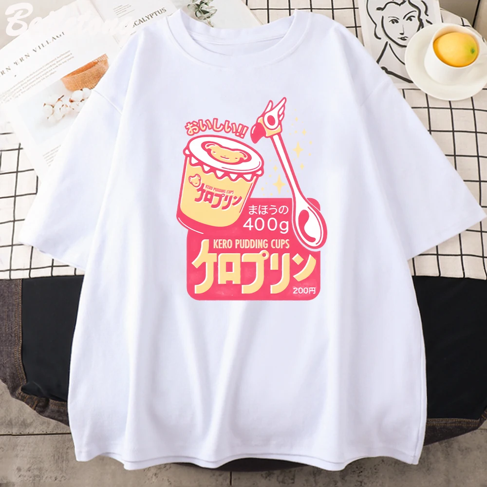 Harajuku High Street Anime giapponese stampa magliette da donna estate Casual allentato Oversize o-collo manica corta top Tees Unisex