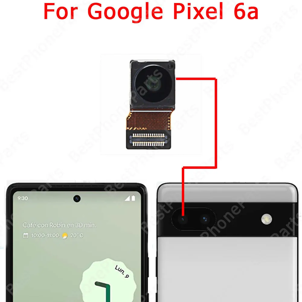 Front Rear Facing Camera For Google Pixel 6 Pro 6a 7 7a Fold Selfie Big Backside Back View Camera Module Spare Parts