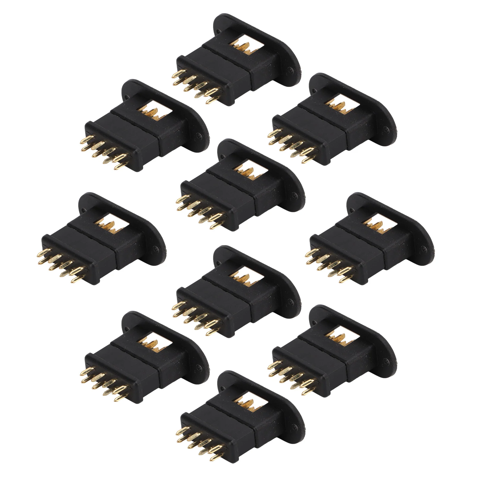 Male Female Power Plug Octagonal RC Male Female Banana Plug Gold Plated High Accuracy for RC Accessories for RC Model Charging
