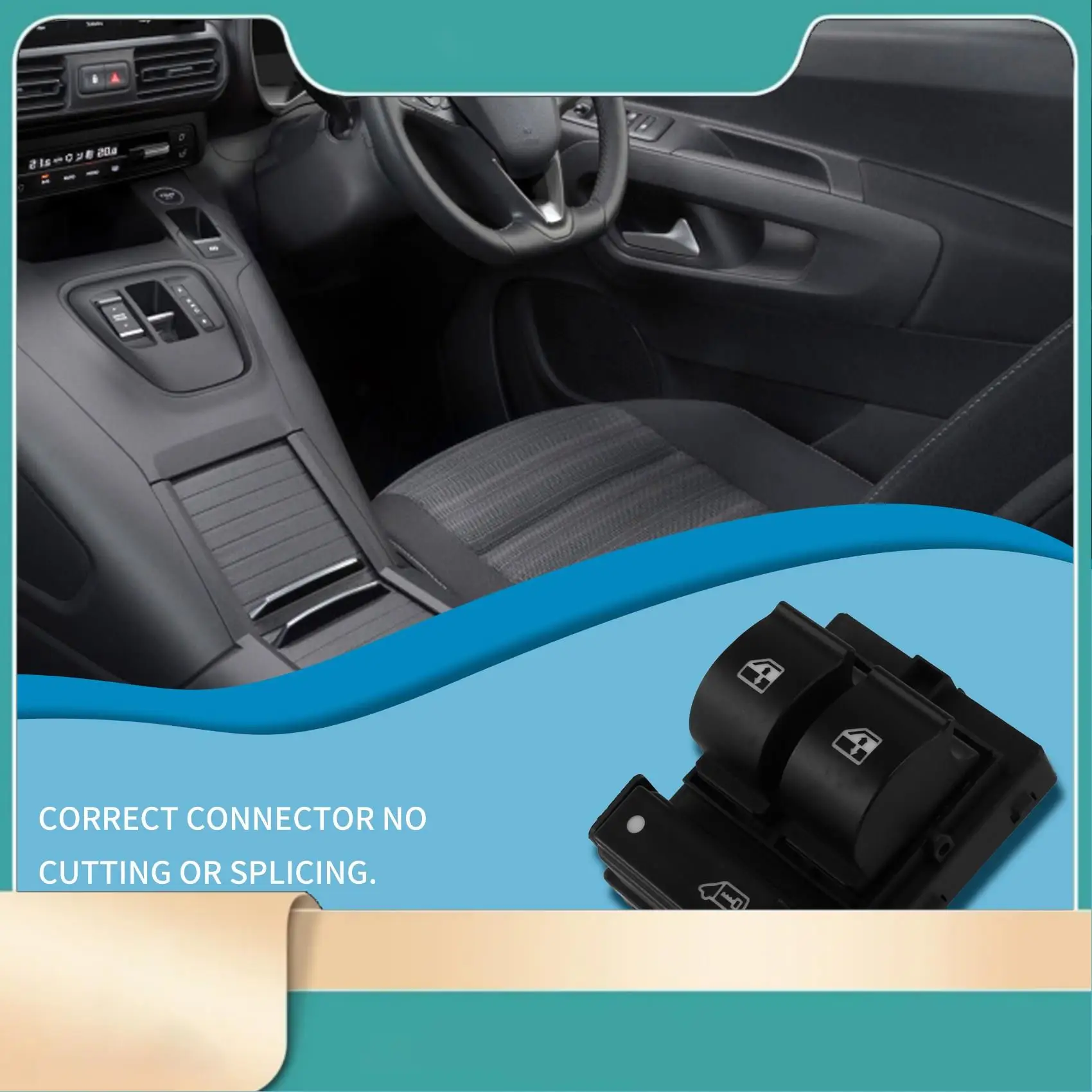 

Window Triple Control Switch For Fiat Ducato Citroen Jumper Boxer 735421419-N31R