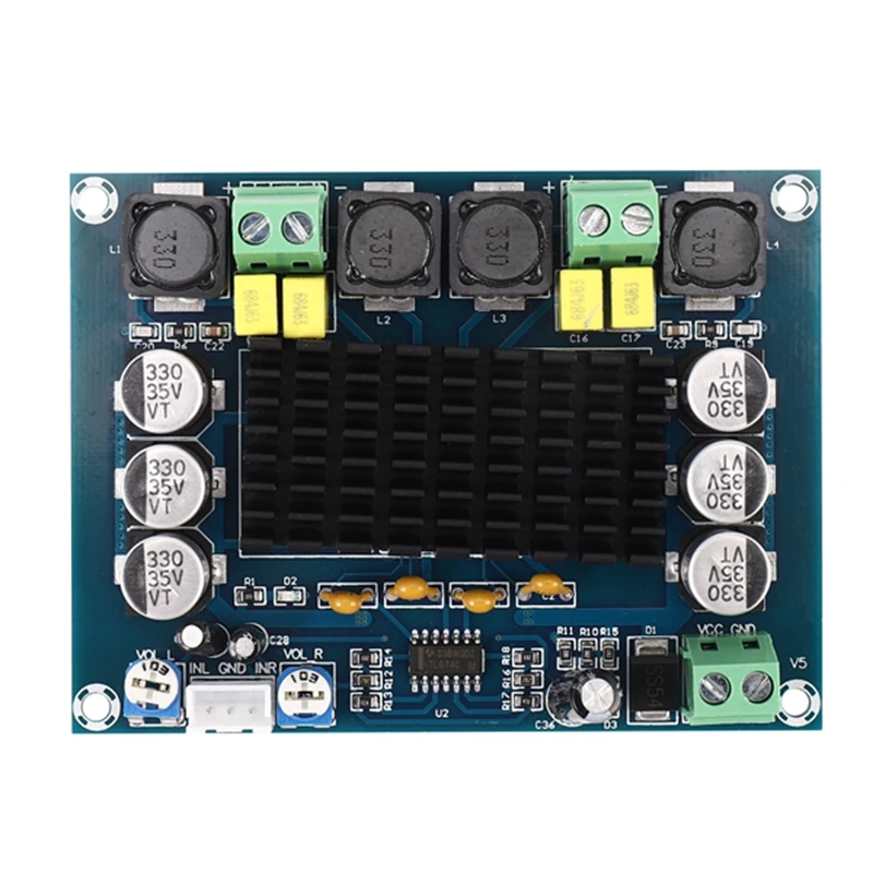 

Tpa3116d2 Dual-Channel Stereo High Power Digital Audio Power Amplifier Board 2X120W Xh-M543