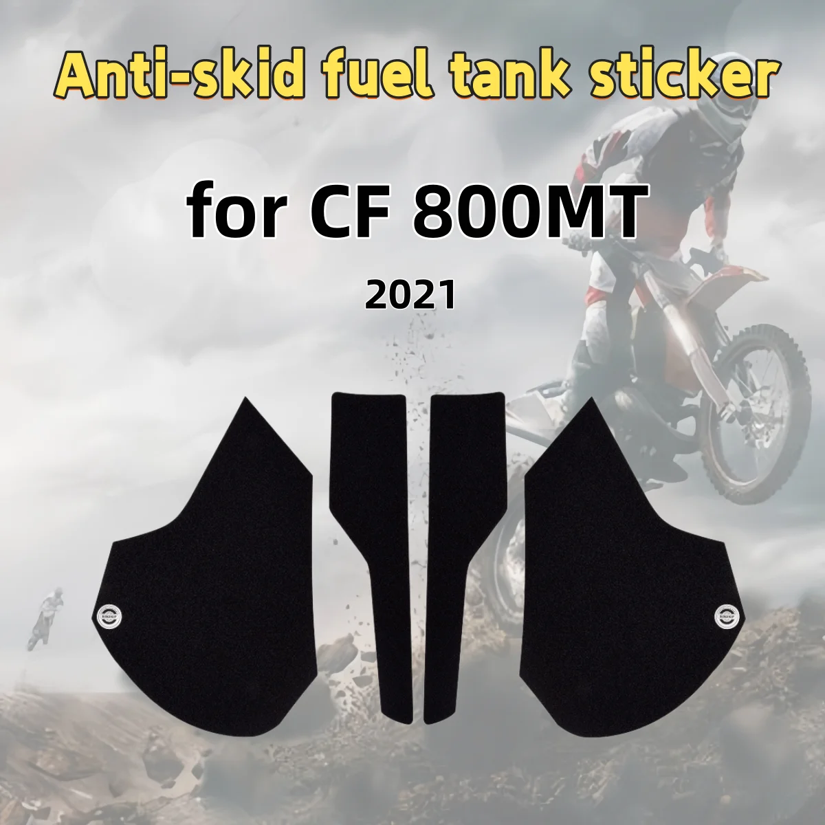 

anti-slip protection side sticker modification sticker for CF 800MT 2021-motorcycle fuel tank sticker fishbone sticker