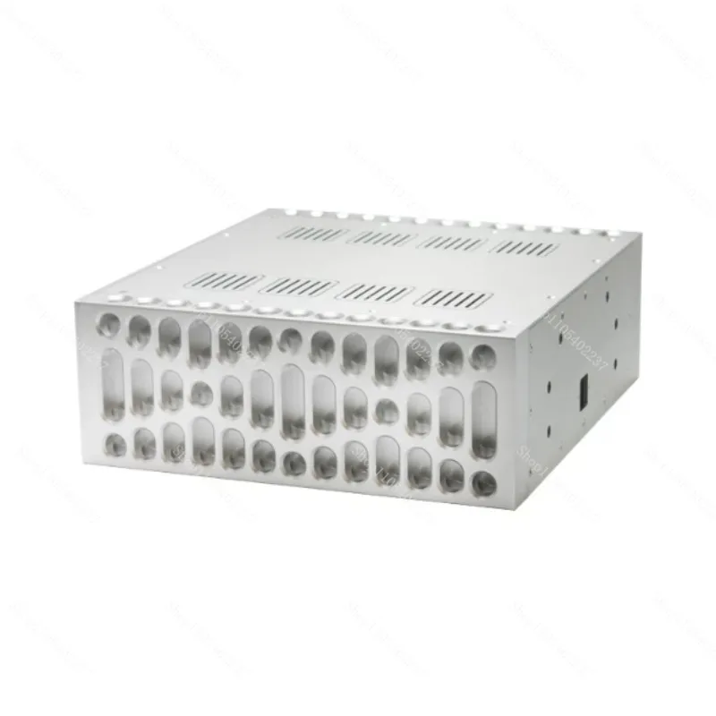 WA147 All Aluminum Amplifier Chassis, Thickened Heat Dissipation Housing, CNC Machined 4315 Pure Power Amplifier Case for Class