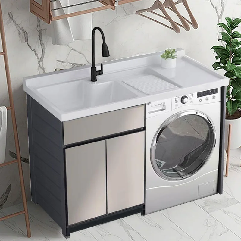 Floor Nordic Bathroom Cabinets Storage Minimalist Design Luxury Bathroom Cabinets Modern Villa Home Furniture Gabinetti Lsxyg
