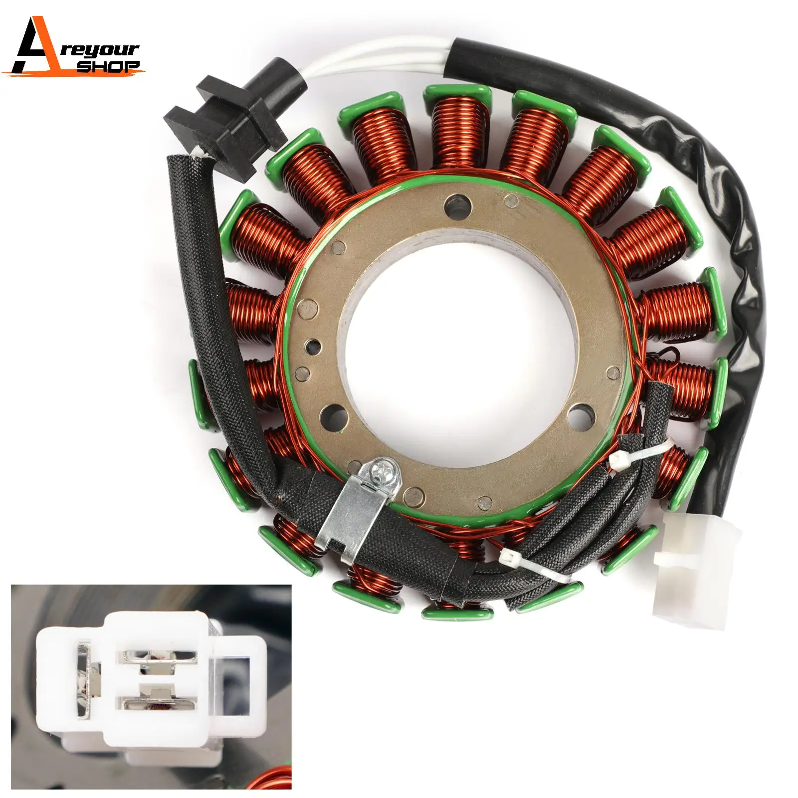 

Areyourshop For Kawasaki VN1500 Classic 2000-04 VN1600 Vulcan 03-2008 Magneto Generator Engine Stator Coil