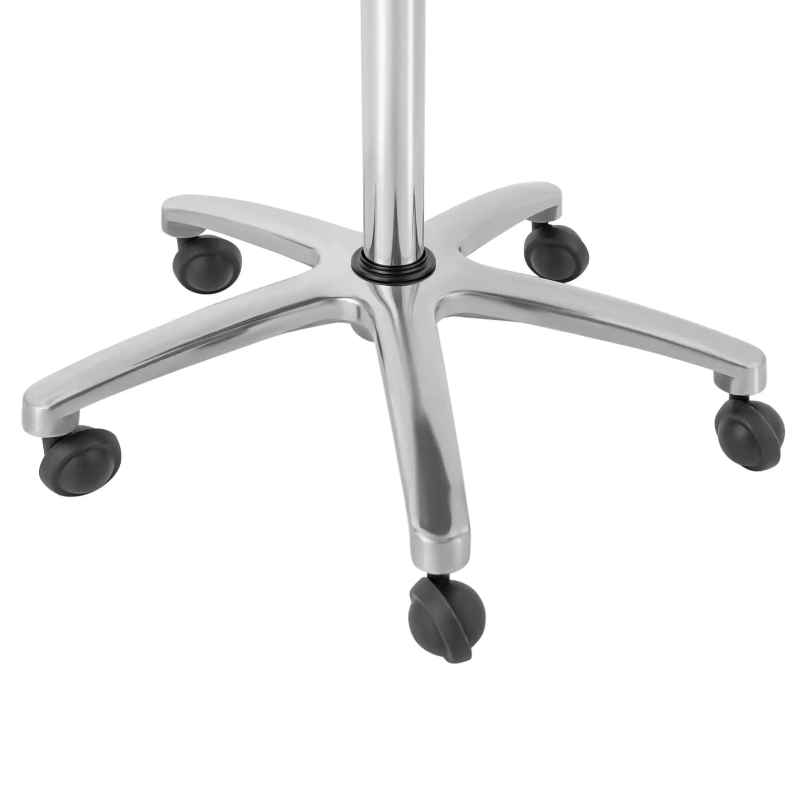 Rolling Salon Tray Cart Height Adjustable 27.6-43.3inch, Tray on Wheels, Hair Salon Wig Holder Removable Hair Extension Tool Tro