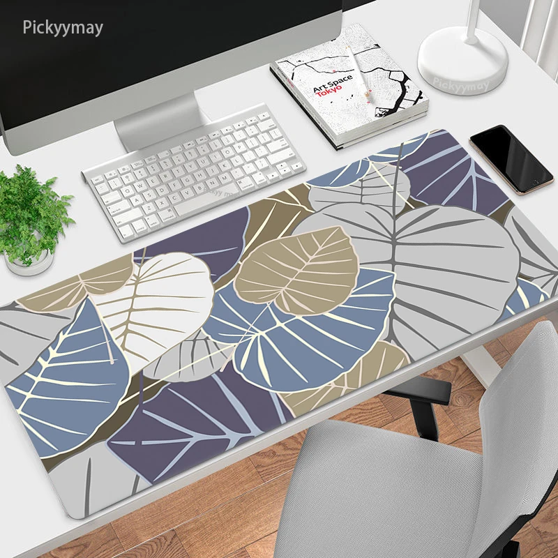 Tropical Plant Mouse Pad Art Mousepad Gamer Home Mausepad Office Pc Gaming Accessories Keyboard Computer Desk Mat Mause Carpet