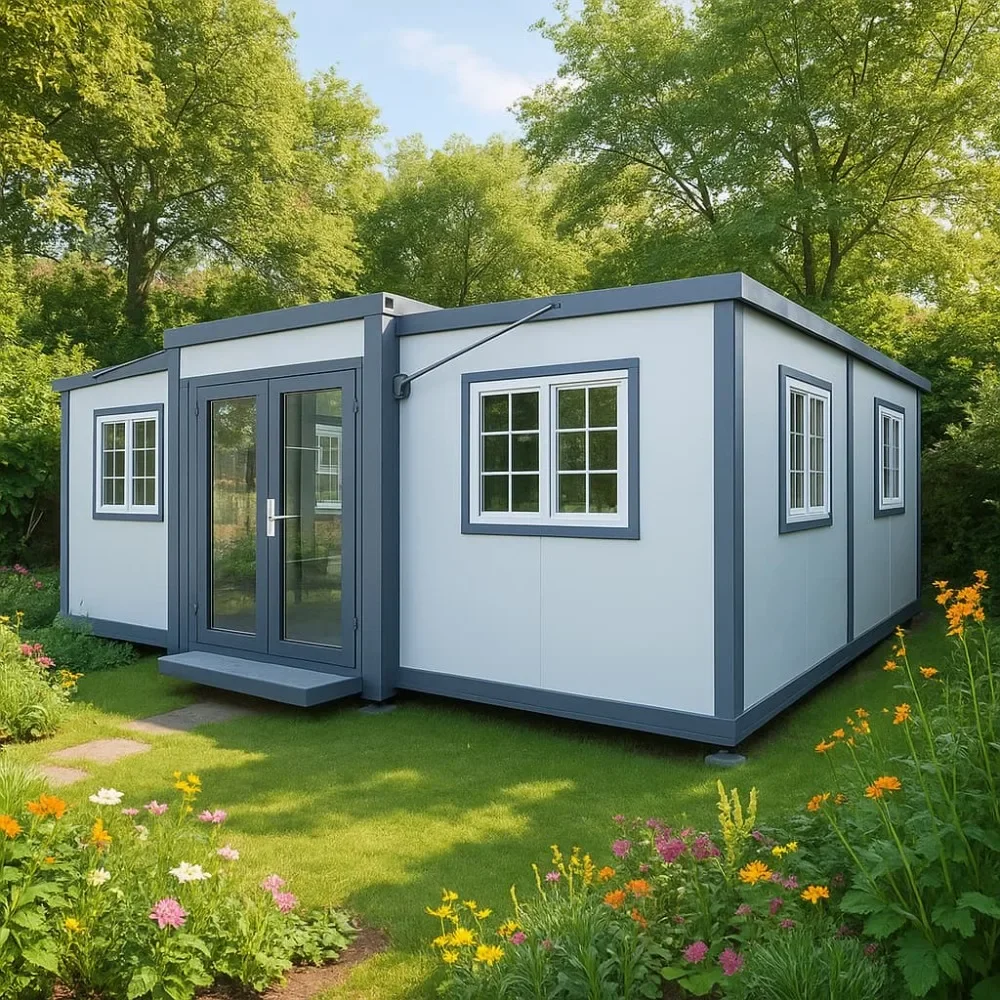 Tragbares vorgefertigtes kleines Zuhause, mobil, erweiterbares kleines Zuhause für bequemes Leben, moderne Luxus-Behälterhäuser, 3 Schlafzimmer