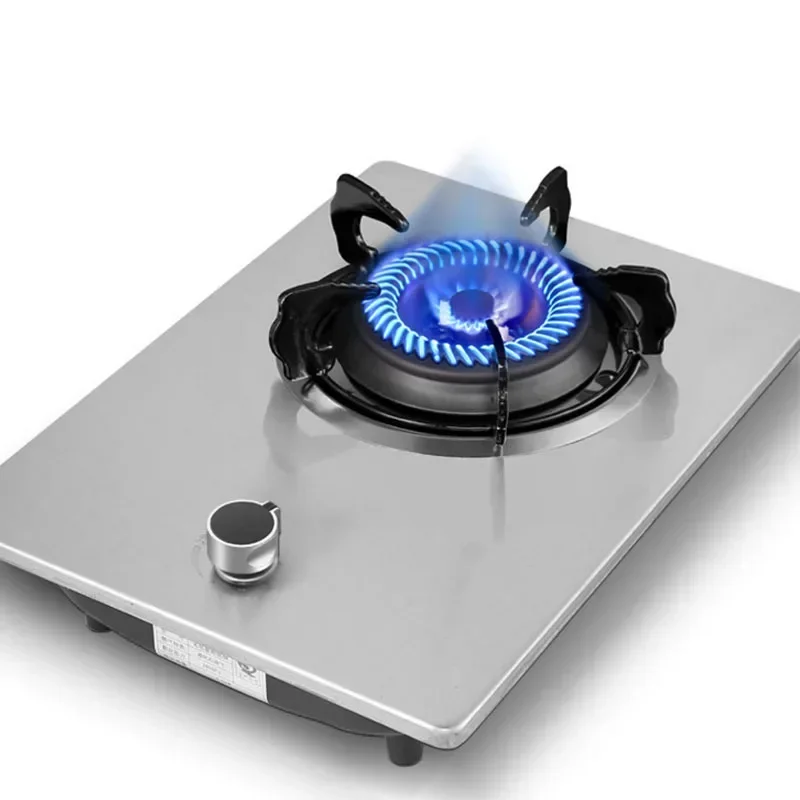 

z Tempered Glass Panel/4.0KW Household Single-Burner Gas Stove/Desktop Embedded Dual-Purpose Natural Liquefied Gas Stove