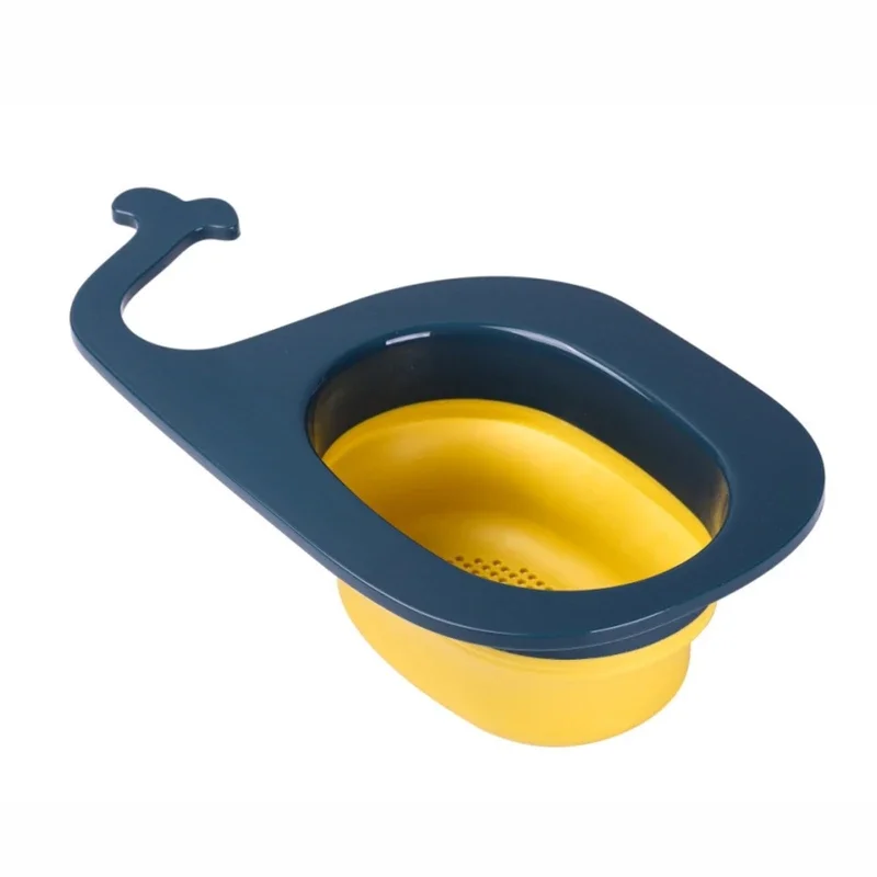 Sink Garbage Storage Basket Kitchen Vegetable Drain Rack Easy to Install