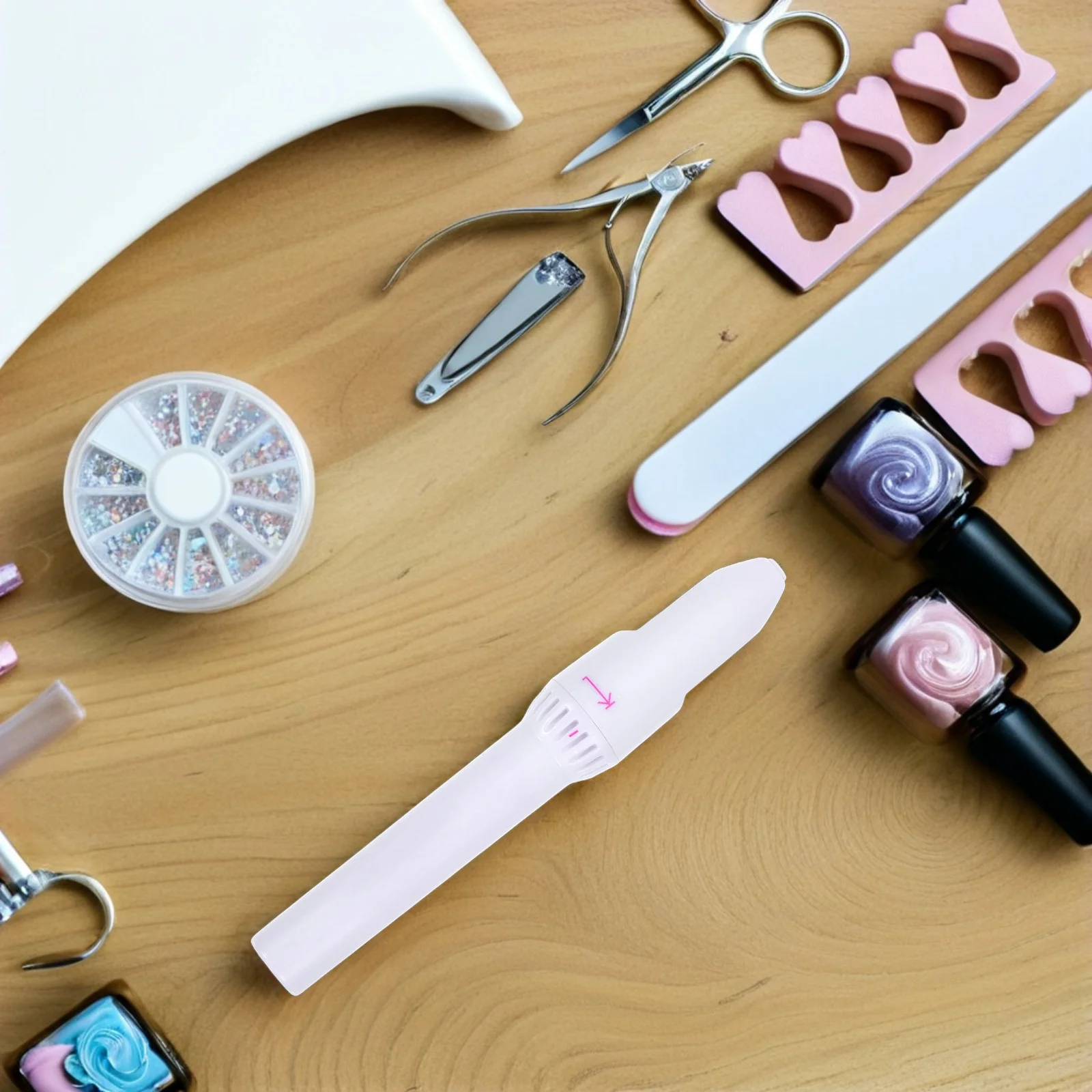 5 Stuks Elektrische Bestand Pen 5-In-1 Manicure Slijpen Tool Voor Nail Art Polish Pedicure Boor set Nail Art Apparatuur