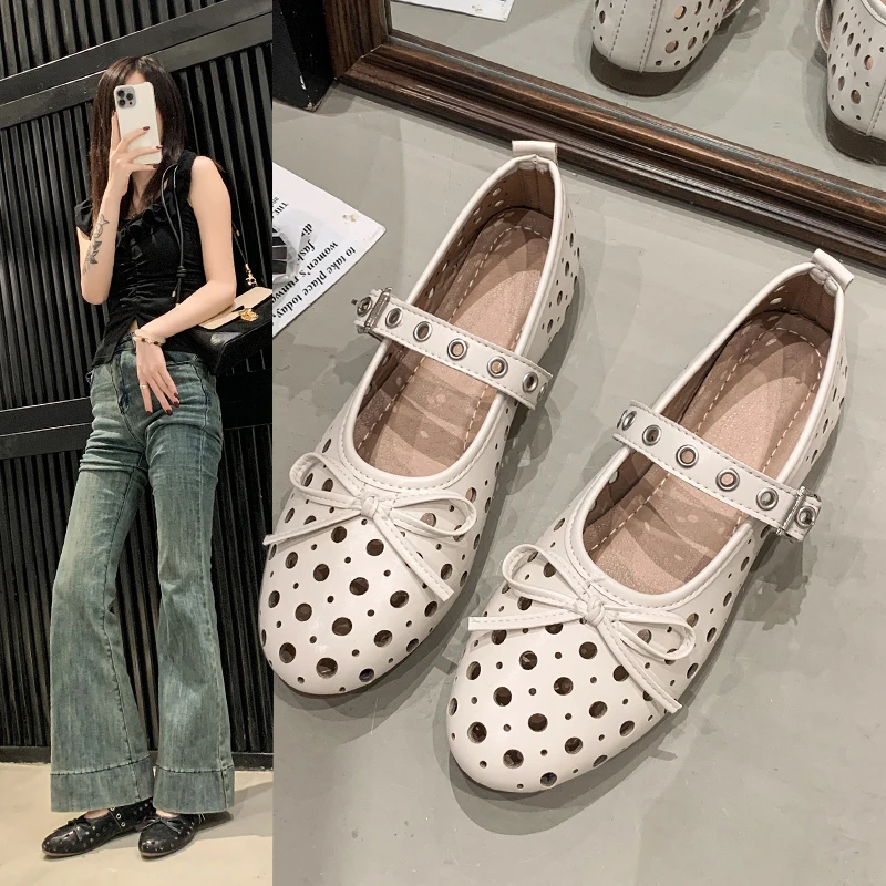 2025 NEW Luxury Rhinestone Rivet Flats Woman Brand Design Crystal Studded  Shoes Ladies Elegant Bling Женская Обувь