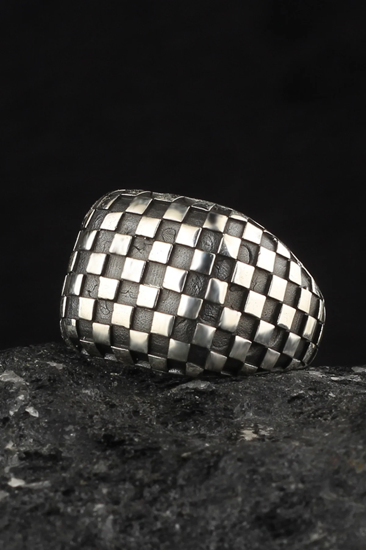 

Chess Model 925 Sterling Silver Men 'S Ring