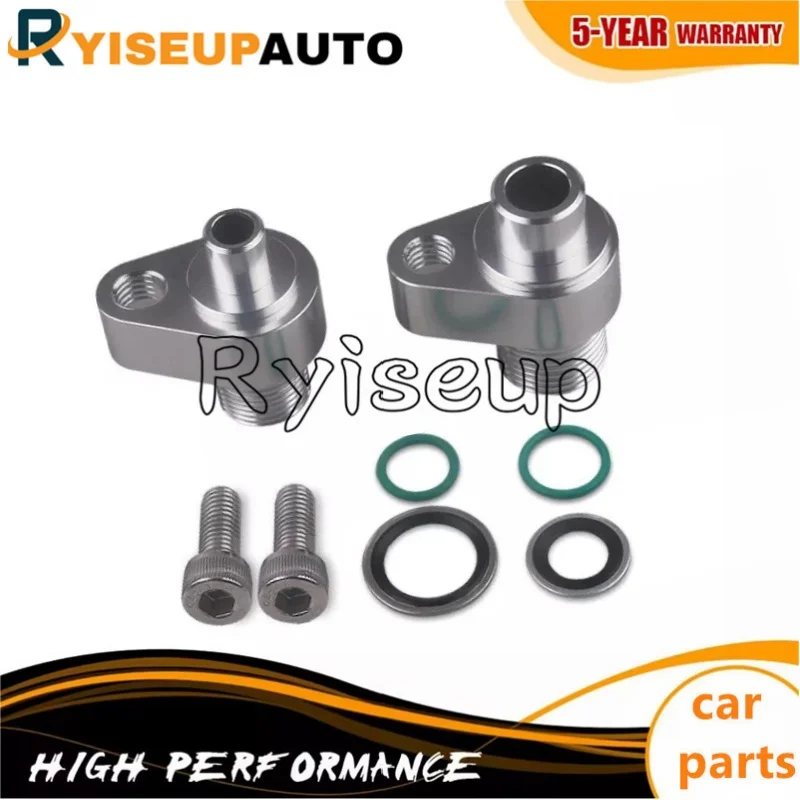 

New 2pcs 13mm 16mm Swap A/C Compressor Adapter Fittings 451-1105 for 10S17F 10S20F A/C Compressor Assembly Air Conditioning Heat