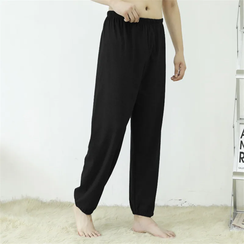 2XL-7XL Autumn Winter Men\'s Sleepwear Trousers Plus Size Loose Elastic Home Pants Warm Bottoming Pajamas Pant Male Pantalones