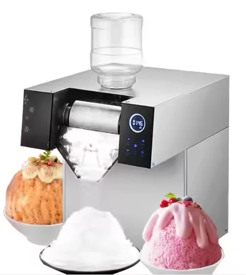 

Automatically Milk Snowflake Ice Maker Shaver Bingsu Machine Ice Crusher Electric Snow Ice Cream Machine