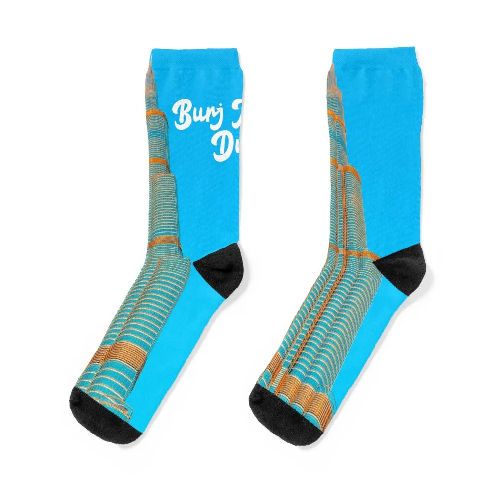 

Dubai Burj Khalifa Socks professional running custom designer Crossfit Men Socks Women's