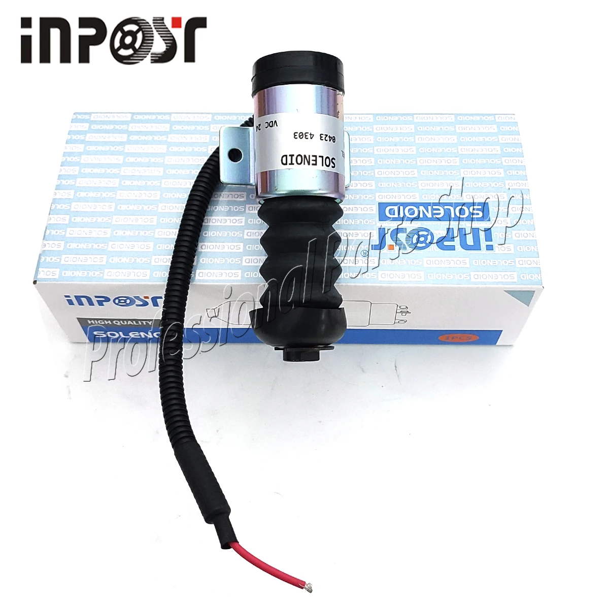 

1pc New 24V 04234303 Stop Solenoid 0423 4303 37DZS1E2 for Deutz D3L91403 D4L91404 D5L91406 D6L91406 0423 3841, 0423 4373