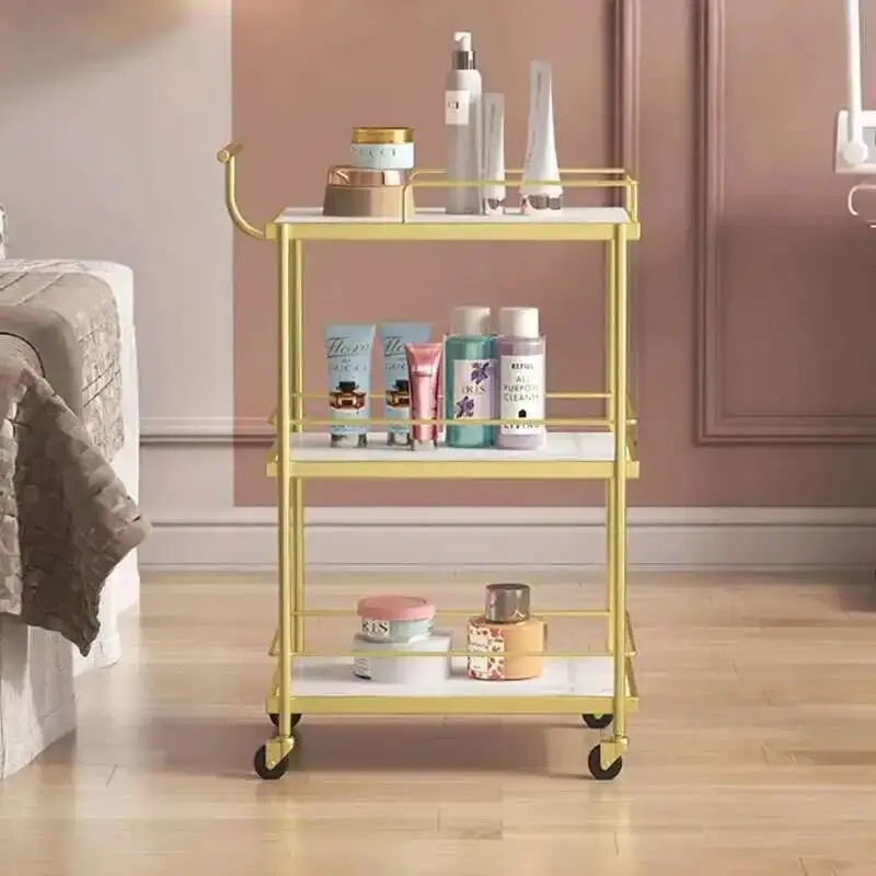 Barber Trolley Shop Style Modern Italian Multifunctional Designer Originality Trolley Beauty Salon Furniture Skjuta En Vagn HBSC