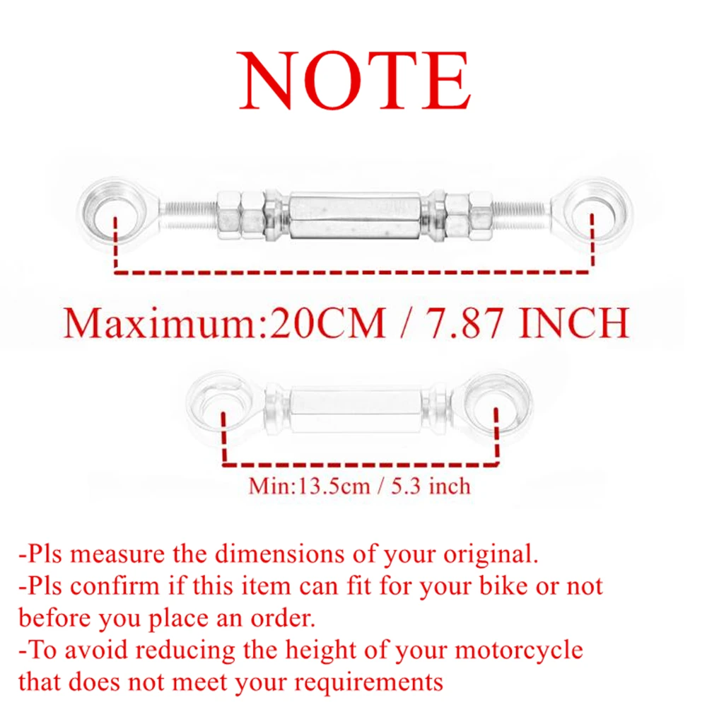 For Honda NC700X/DCT 2012-2017 NC750S 2014-2020 NC750X/DCT 2018-2023 Adjustable Suspension Drop Link Absorber Lowering