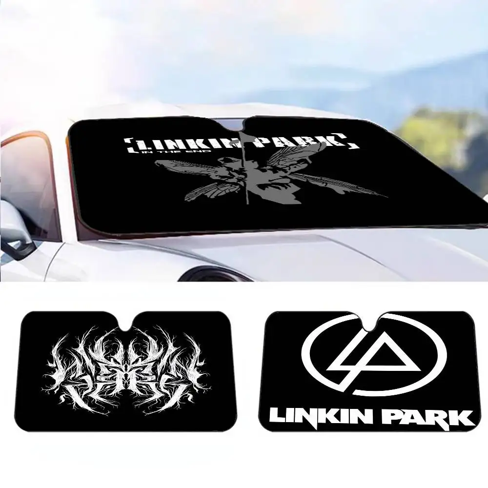 

Солнцезащитный козырек для автомобиля Band L-Linkin P-Parks, зонтик от солнца на лобовое стекло автомобиля, защита от ультрафиолета и внутренний охладитель