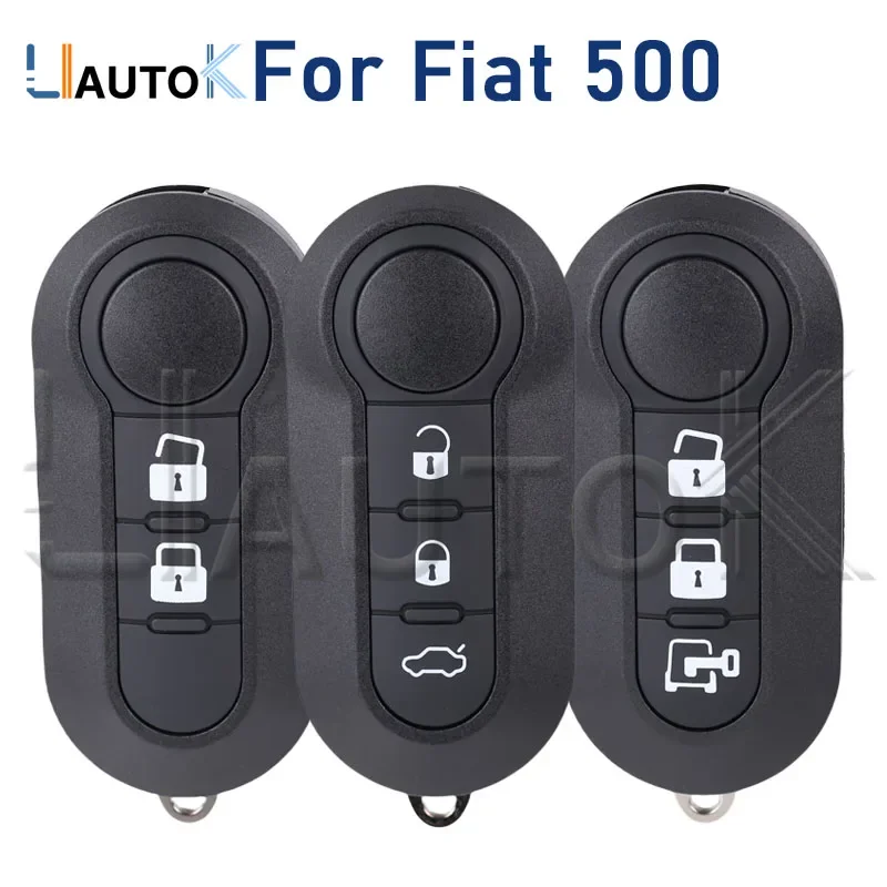 

Автомобильный брелок для дистанционного ключа для Fiat 500 Punto Ducato Panda Bravo Citroen Jumper Peugeot Boxer, необрезанный ключ с лезвием, 2/3 кнопки, корпус ключа