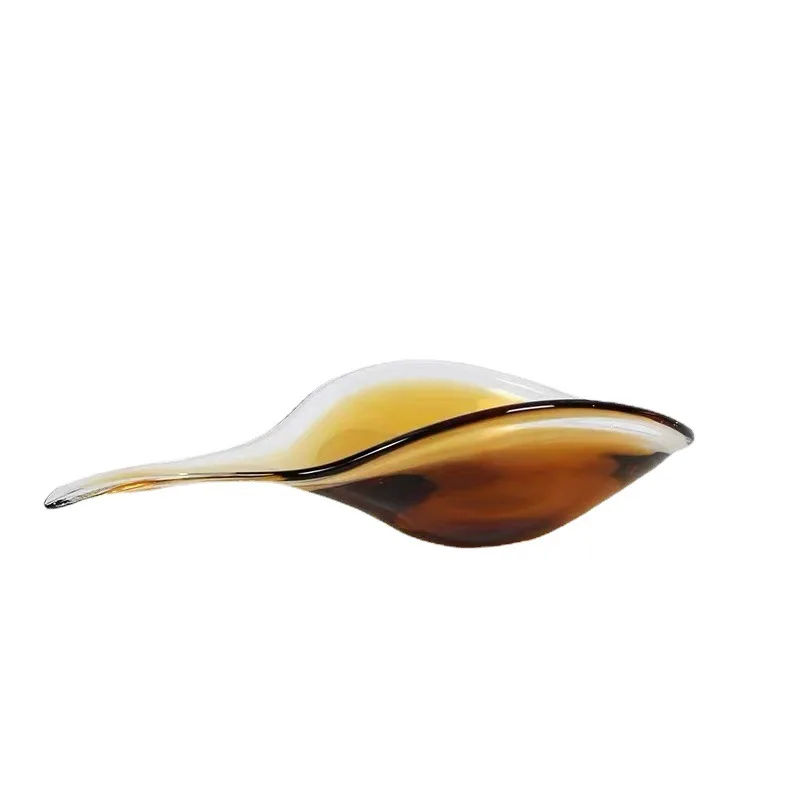 

Glass plates, household exhibition hall dining table, fruit plates, glass flower utensils