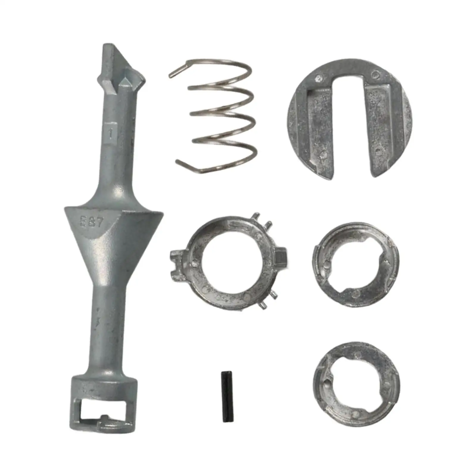 

Door Lock Cylinder Barrel Repair Kit Silver front Left Right Door Lock Repair Kit 51217161429 for Series 1 E81 E87 E88 E82
