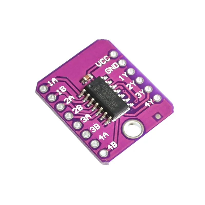 MCU-7400 SN74HC00D Quad 2-Input Positive NAND Gate Development Board Module