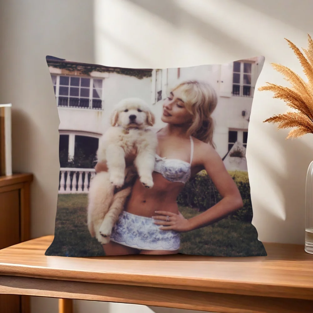 Sabrina Carpenter Man s Best Friend Kissenbezug, Kissenbezug für Zuhause, Sofa, Wohnzimmer, Büro, Café, Auto, Kissenbezug – Detail 3