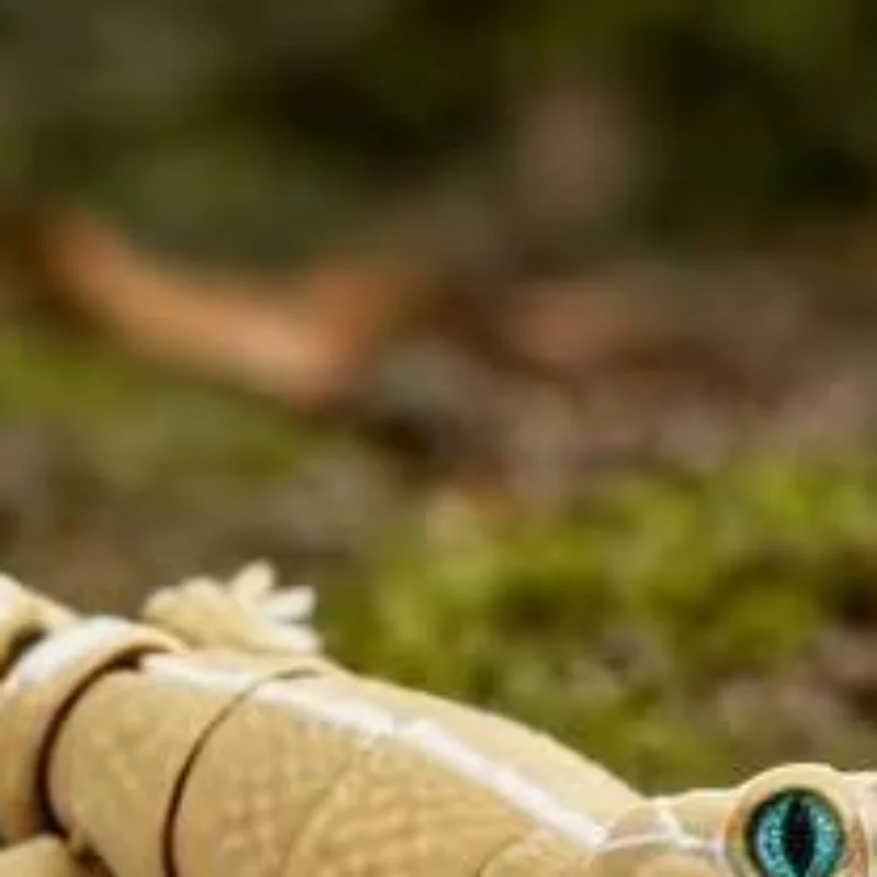 3D Printed Multi-joint Movable Colorful Lizard Gecko Model With Realistic Eyes Desktop Ornament Home Decor Accessory