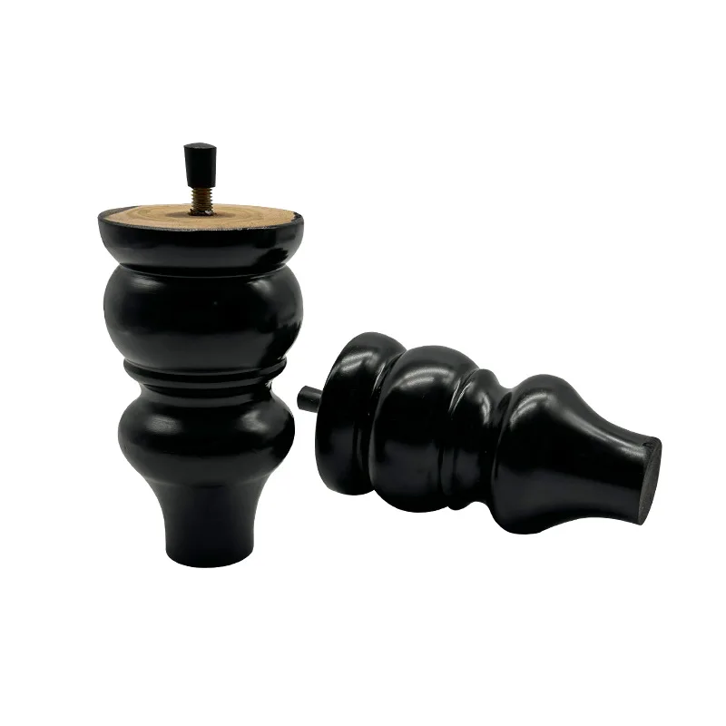 

4 шт. 15-сантиметровые ножки для мебели в европейском стиле, из массива дерева, для диванов, тумб под ТВ, деревянные опоры для шкафов