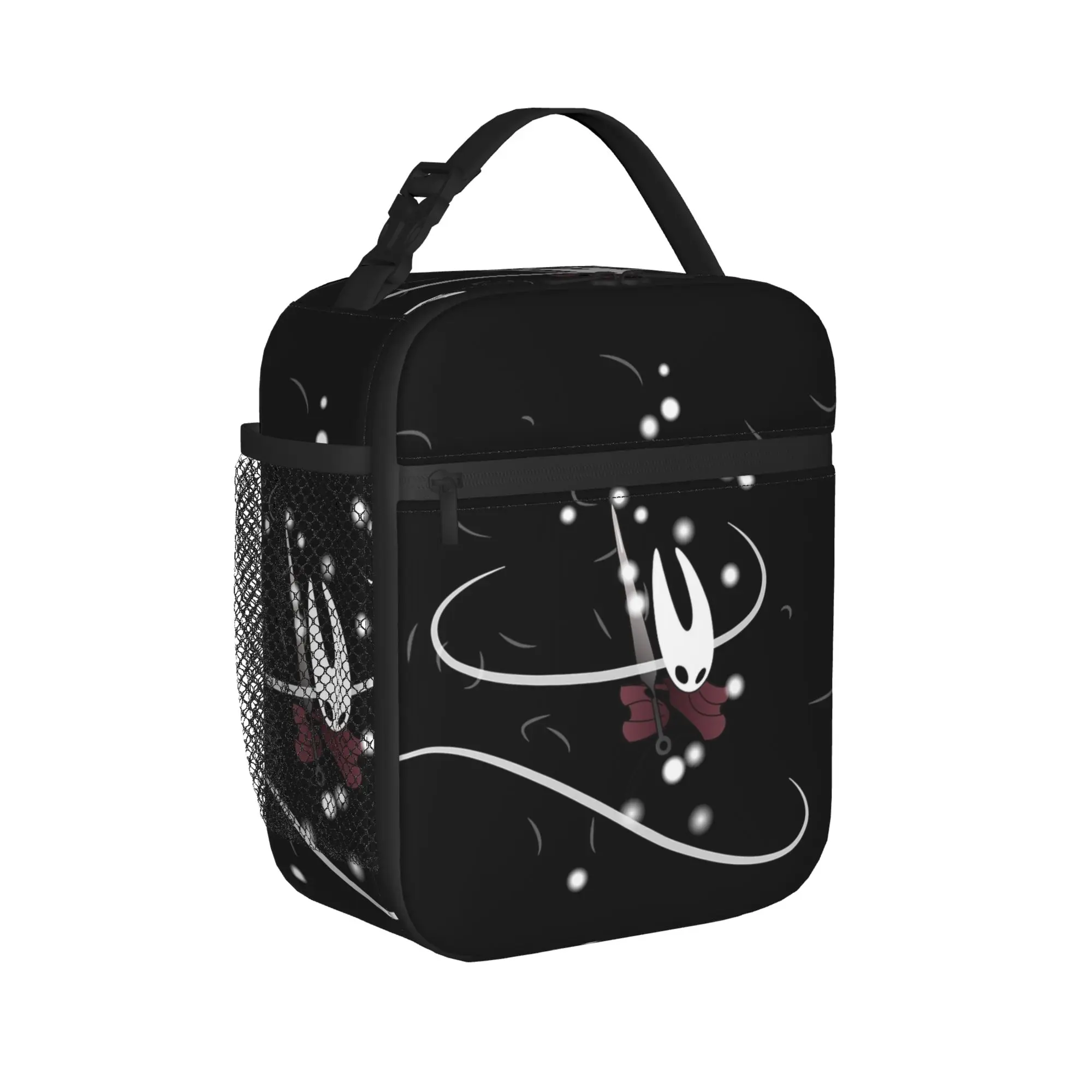 Hollow Knights Cartoon Thermal Insulated Lunch Bags for Picnic  Portable Food Container Bags Thermal Cooler Food Box