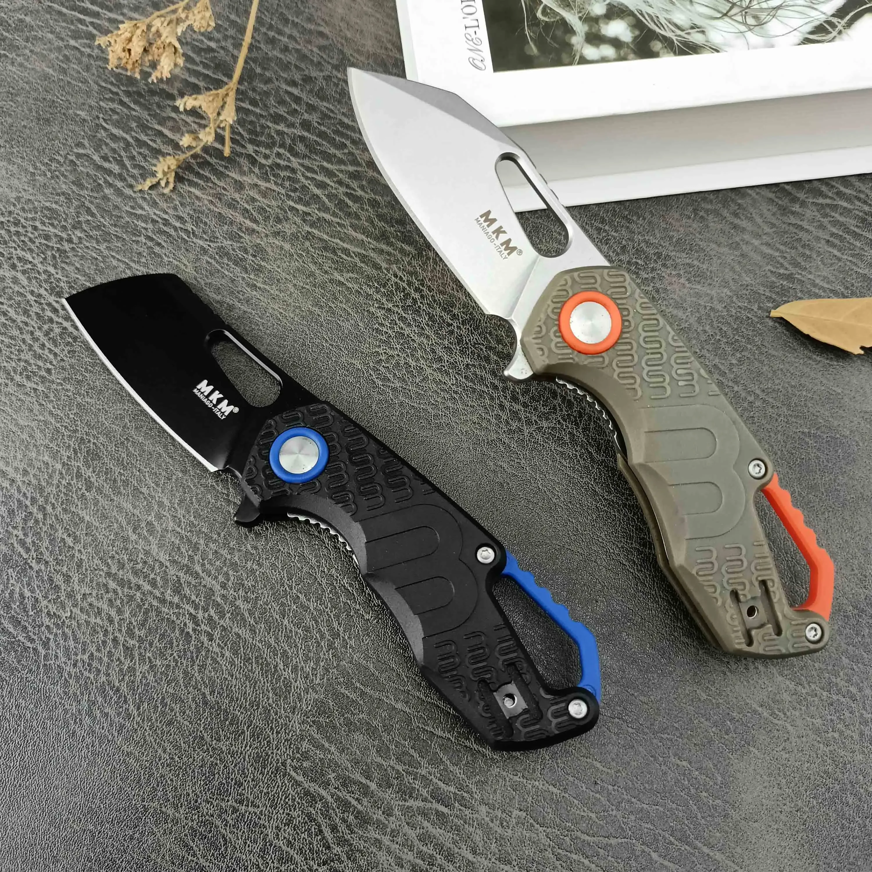 MKM F0332 Jackknife 8Cr13Mov Blade Nylon fiber handle Outdoor Camping Hiking Mini EDC Tactical Hunting knife Fishing tool knife