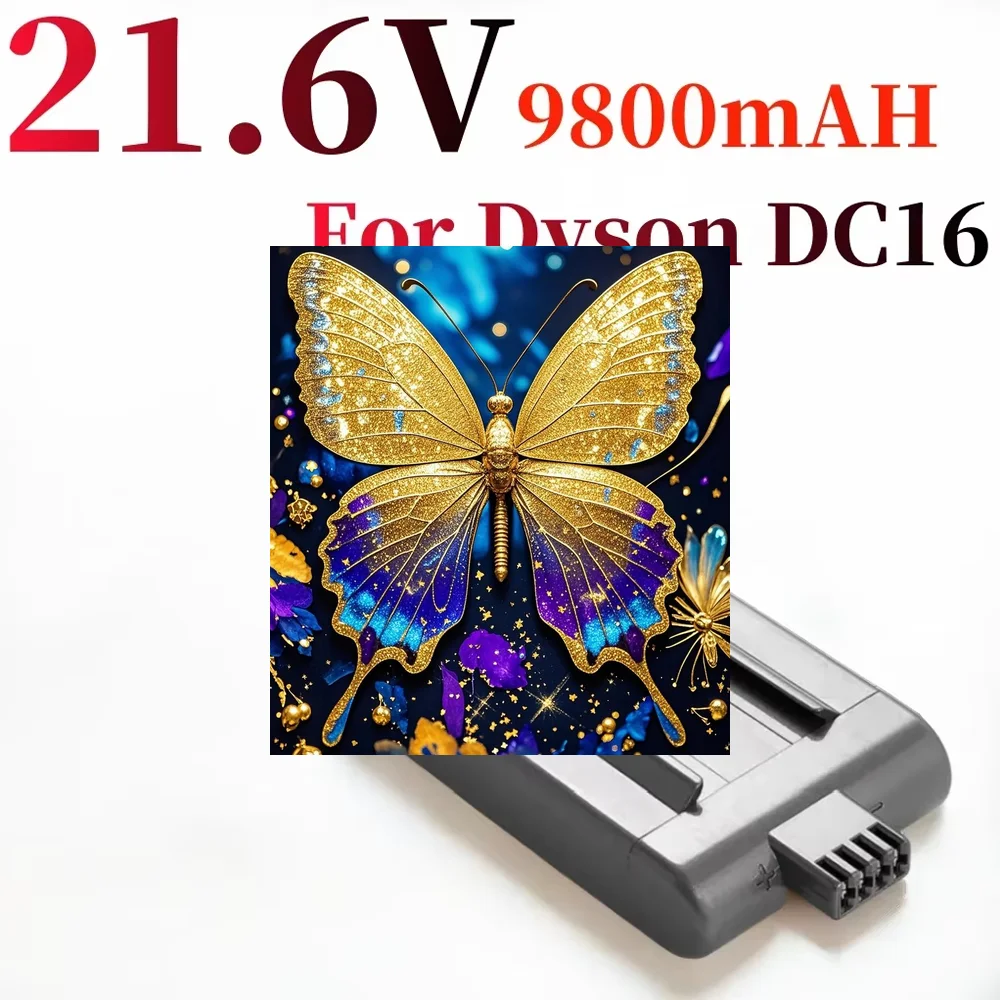 

21.6V 9800mAh lithium-ion rechargeable battery for Dyson vacuum cleaner DC16 DC12 12097 BP01 912433-01 L50 replacement battery