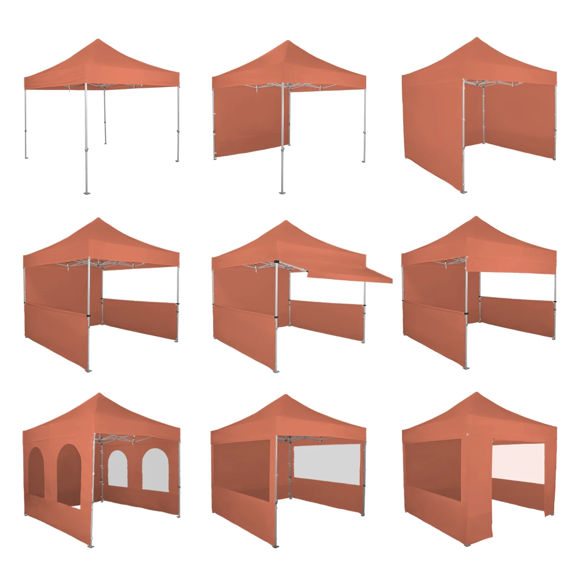 Рисунок 2 - 3 х 3 м уличный солнцезащитный козырек