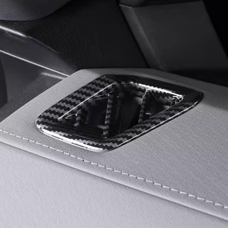 

BJMYCYY ABS carbon fiber decorative frame for air outlet of Dashboard console air conditioner for Changan UNIV UNI V 2022