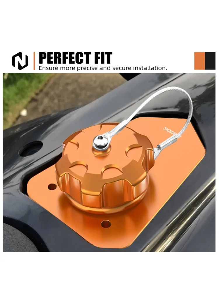 NICECNC Voor KTM 690 SMC R Enduro/R SMCR 2019-2024 Motorfiets Brandstof Hals Cap Cover Brandstofvuller nek Cap Kit - afbeelding 2