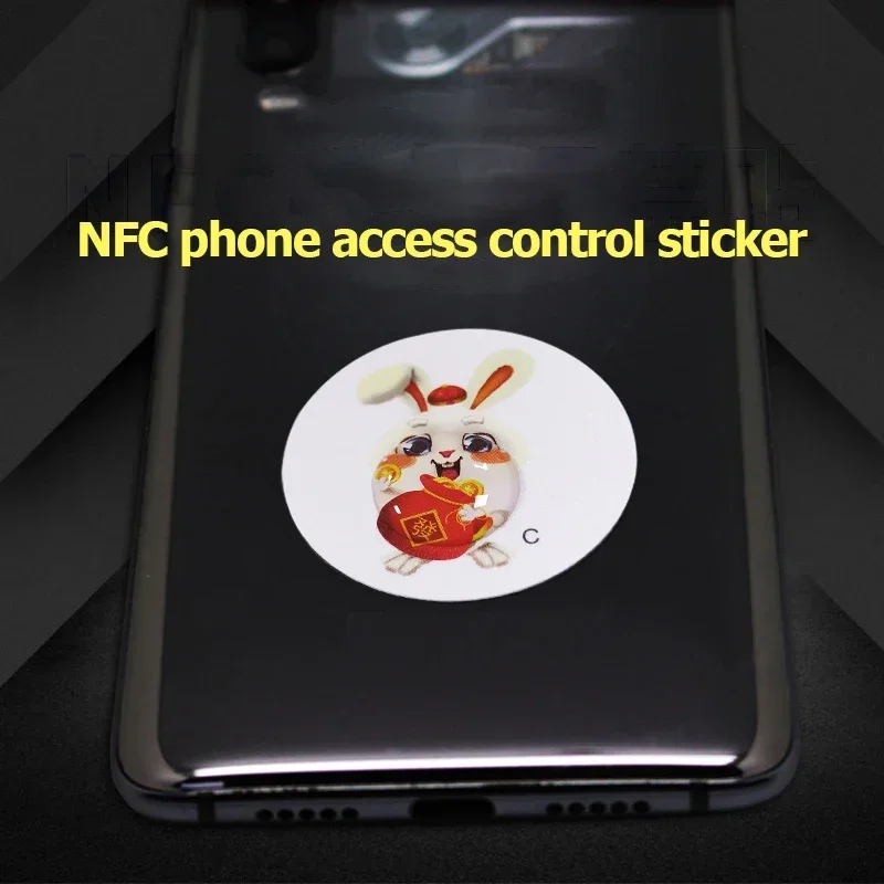 5pcs CUID 13.56MHz RFID Copy Clone KeyTag Sticker Label Card UID Changeable Block 0 Writable Rewrite for Andriod MCT NFC Signage