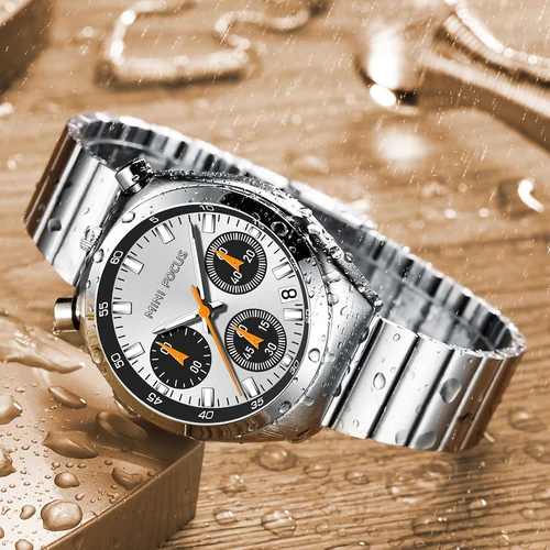 Imagen 2 del producto Relojes MINI FOCUS a la moda para mujer, relojes de marca superior de lujo con esfera multifunción, correa de acero inoxidable, reloj elegante de cuarzo para mujer luminoso