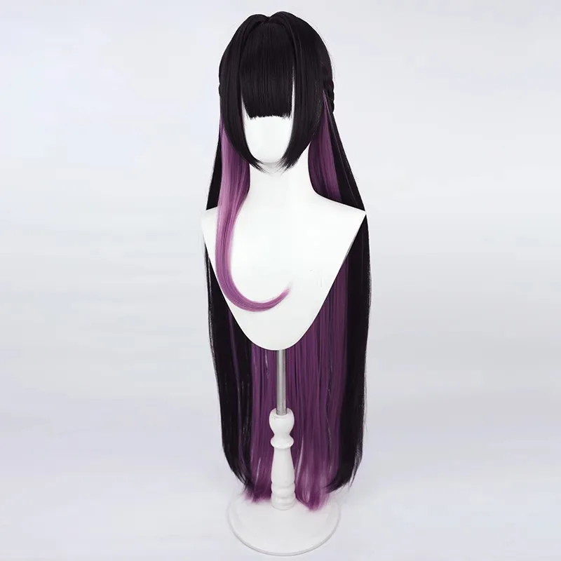 NIKKE: Goddess of Victory Mihara Cosplay Wig, Highlighted Styling with Scalp Cap Long Hair