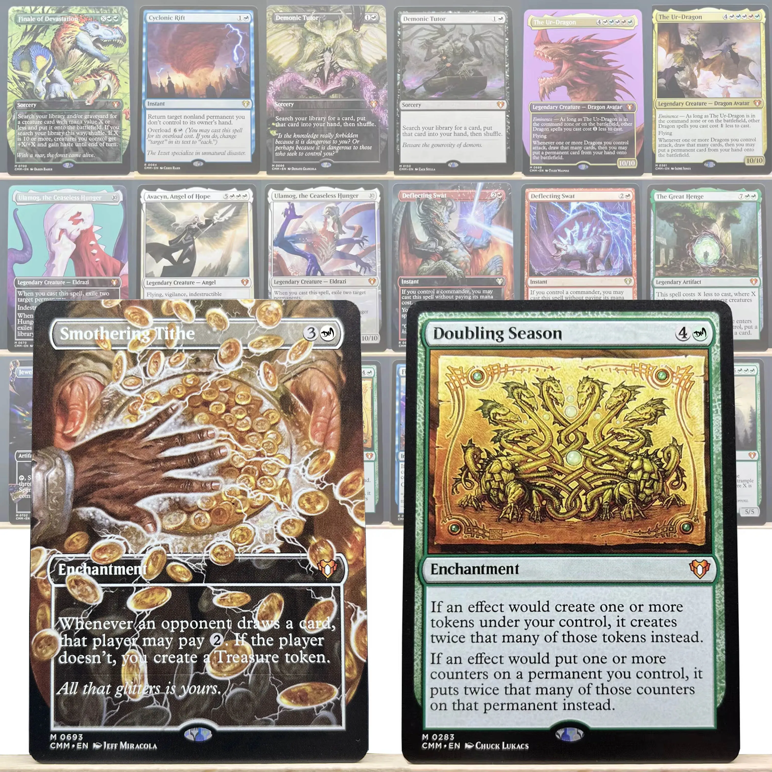 VMA CMM/0002 Tcg Proxy Fetch: Магические карты, двойные карты-гейнеры, Power9, Jeweled Lotus, The Great Henge, Doubling Season, Gathering