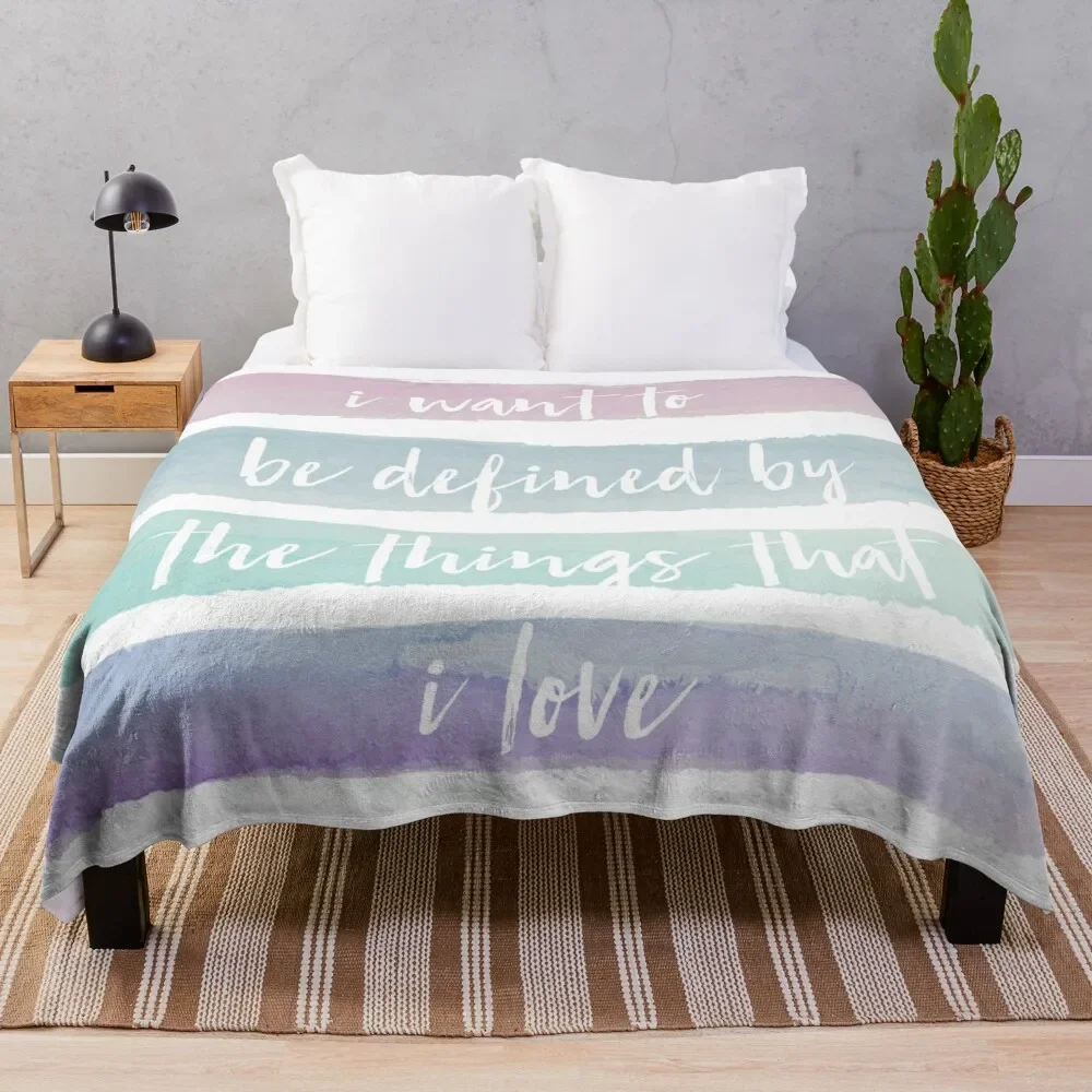 daylight quote Throw Blanket Soft for sofa Decorative Beds fluffy Blankets