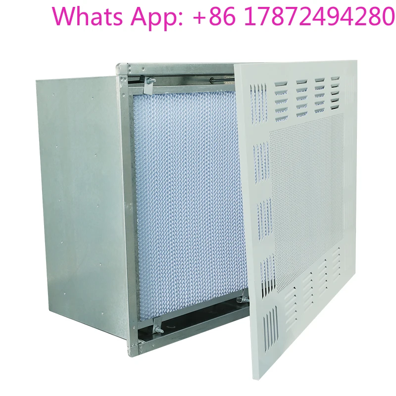 Ceiling Type Air Purifier Purification Workshop Industrial FFU High Efficiency Filter Purifier Equipment 220V ZJ-600