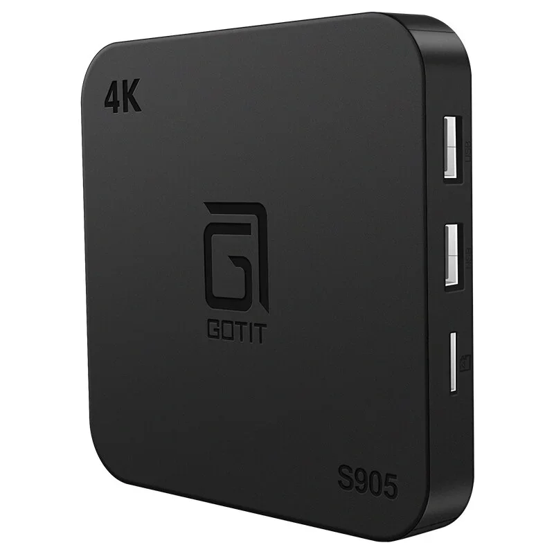 Gottit-andr TV Box slogic ، Amlogic 905w ، رباعي النواة ، 1G ، 8G ، 2G ، 16G ، UHD ، مشغل وسائط 4K ، Miracast ، DLNA ، DLNA اختياري