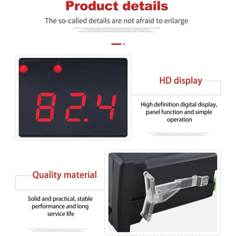 

AT82-HT-10 220V/110V Full Automatic Egg Incubator Temperature Controller Temp Humidity Control Module US Plug