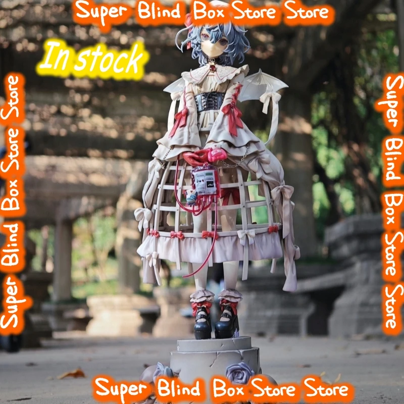 

Touhou Project Remilia Scarlet Short Hair Anime Girl Figure Blood Theme Detailed Collectible Statue Desktop Decor For Anime Fans